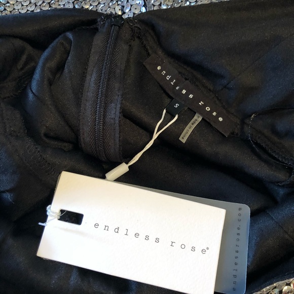 🌺🌼Endless Rose Silver Sequin Ruffle Mini Dress - Picture 7 of 8